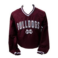 Colosseum Fair Catch V Neck Bulldogs Banner M Pullover