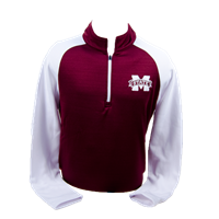 Colosseum 2 Tone Heather Fleece Banner M Pullover