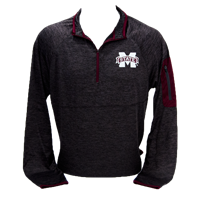 Colosseum Mississippi State Collar Quarter Zip Pullover