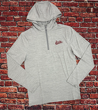 Antigua 1/4 Zip Tidy Tampa State Script Long Sleeve with Hood