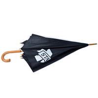 Crooked Handle Black Mississippi State Umbrella
