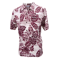 Tommy Bahama White with Maroon Floral