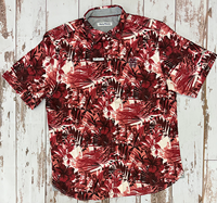 Tommy Bahama M over S Electric Blooms Camp Short Sleeve Button Down