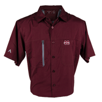 Antigua Small Banm Button Down with Zipper Pocket