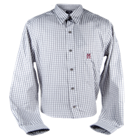 Antigua M over S Check Dress Shirt