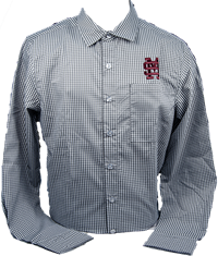 Antigua M over S Gingham Button-Down