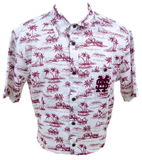 Colosseum Maroon Island Pattern M over S Pocket