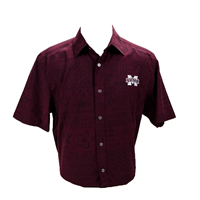 Chiliwear Camp Summer Aztec Short Sleeve Button-Down