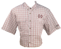 Drake Banner M Wingshooter Gingham with Gray Button-Down
