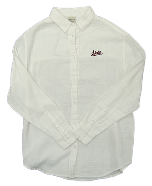 Chika-d State Script Leisure Long Sleeve Button-Up