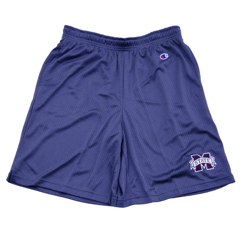 champion mesh athletic shorts