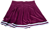 Colosseum Womens Cheer Skirt Banner M Silver Trim