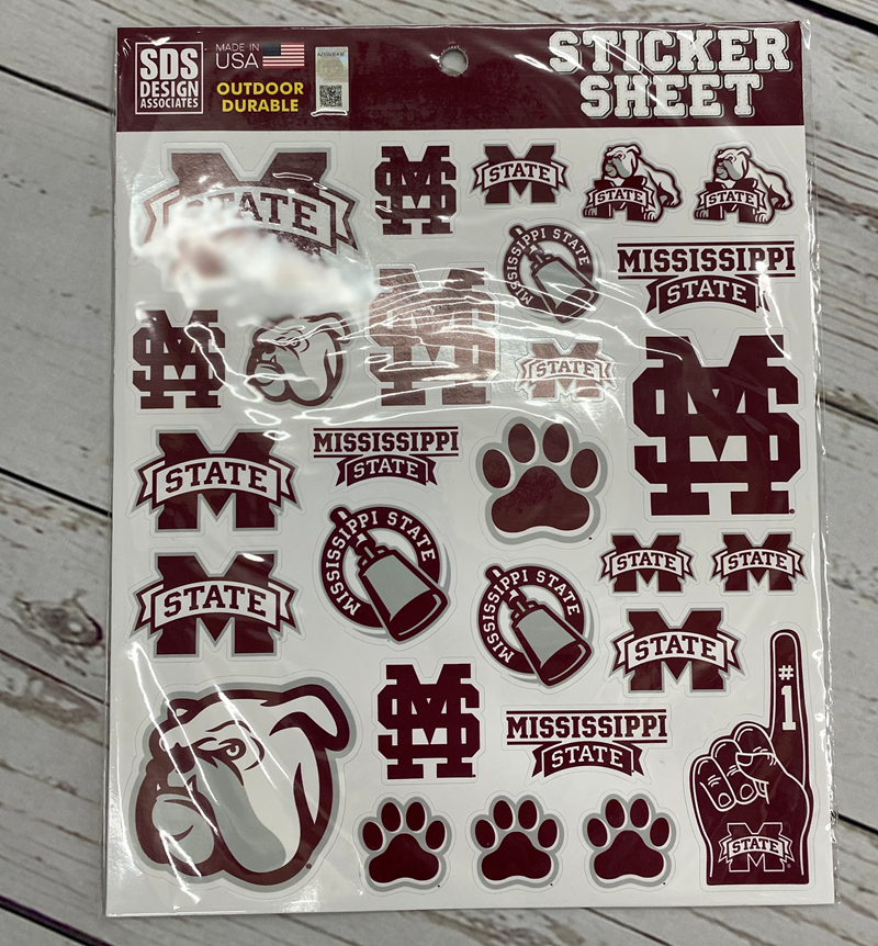 Various MSU Logo Sticker Sheet (SKU 1371383648)
