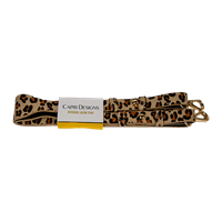 Capri Design Leather Leopard Reversible Purse Strap