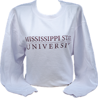 Chicka-D Misssissippi State University Bar Corded Sweatshirt