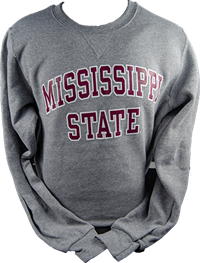 Russell Mississippi State Arch Crew Neck Sweatshirt