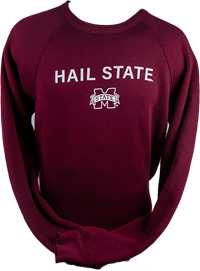 Bella Canvas Hail State Banner M Sweatshirt