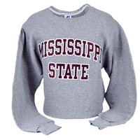 Russell Mississippi State Embroidered Sweatshirt