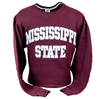 Russell Mississippi State Embroidered Sweatshirt