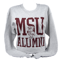 MSU Walking Bully Alumni Crew Sweatshirt