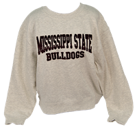 Chika-d Mississippi State Bulldogs Loop Stitch Crew Sweatshirt