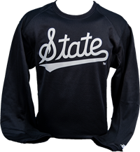 Badger State Script Perfect Fleece Crew Sweatshirt