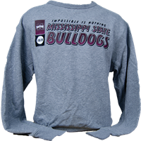 2023 Adidas Impossible Is Nothing Vintage Mississippi State Bulldogs Pullover Sweatshirt