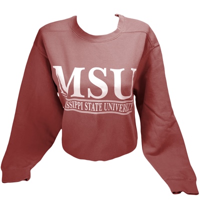 Comfort Colors Msu Sweatshirt Campus Book Mart