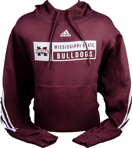 2022 Adidas Banner M Rectangle Mississippi State Bulldogs Stripe Sweatshirt (SKU 1398909517)