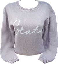 UG Apparel State Thin Script Knit Sweatshirt