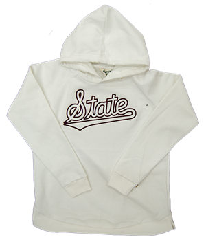 State Script Outline Long Sleeve Hoodie