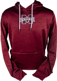 Colosseum Banner M Maroon Heather Hoodie