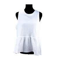 Lennon Peplum Sleeveless Tank