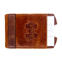 Leather Banner M Cell Phone Wallet