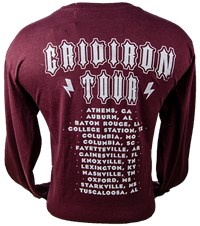 Pressbox Bulldogs Gridiron Tour Long Sleeve Tee