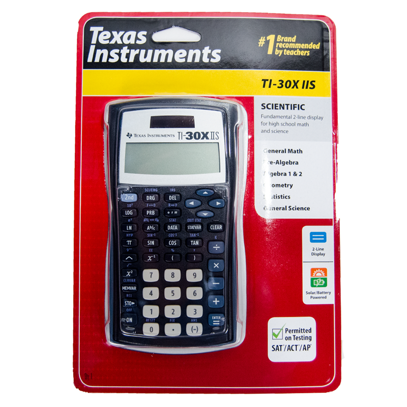 Valg At hoppe frokost Texas Instrument TI-30 IIS Scientific Calculator | Campus Book Mart
