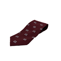 Eagles Wings White Banner M Maroon Tie