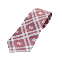 Eagles Wings Banner M Over Plaid Tie