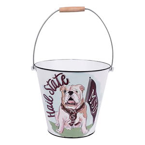 Glory Haus Drink Bulldog and Football Bucket with Handle