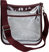 Jen&Co Posie Clear Wine Crossbody