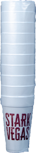 Starkvegas 20oz Styrofoam Cups 10 Pack