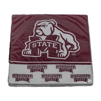Westrick Banner M and Mississippi State 2 Ply 16 Pack Napkins