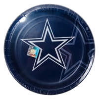 Dallas Cowboy 8 Pack Of 9" Plates