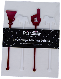 4 Piece Beverage Mixing Sticks