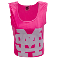 Comfort Colors Ms Interlock White Letters Tank