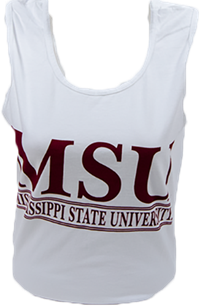 Comfort Colors MSU Tanktop Colored Lettering