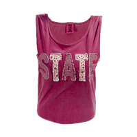 Comfort Colors Fringed Applique Tank