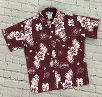 Vive La Fete Toddler Hawaiian Flower M Over S Button Down Shirt