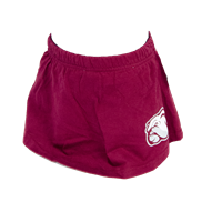 Toddler Built in Short Bulldog Face Skirt