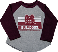 Little King Toddler M over S 3QS Raglan Tee